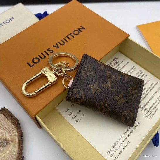 CHARM VUITTON BAG POUCH AND KIRIGAMI LOUIS KEY HOLDER 0729